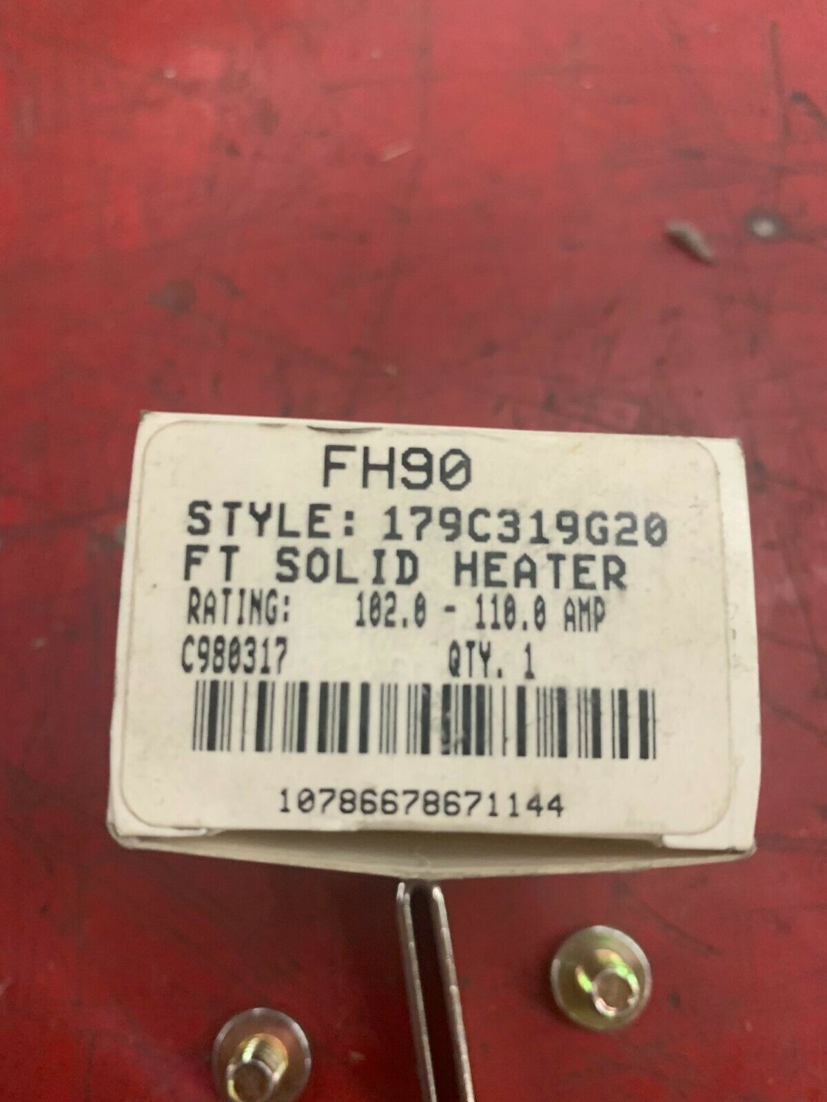 LOT OF 2 NEW IN BOX CUTLER HAMMER HEATER ELEMENT FH90