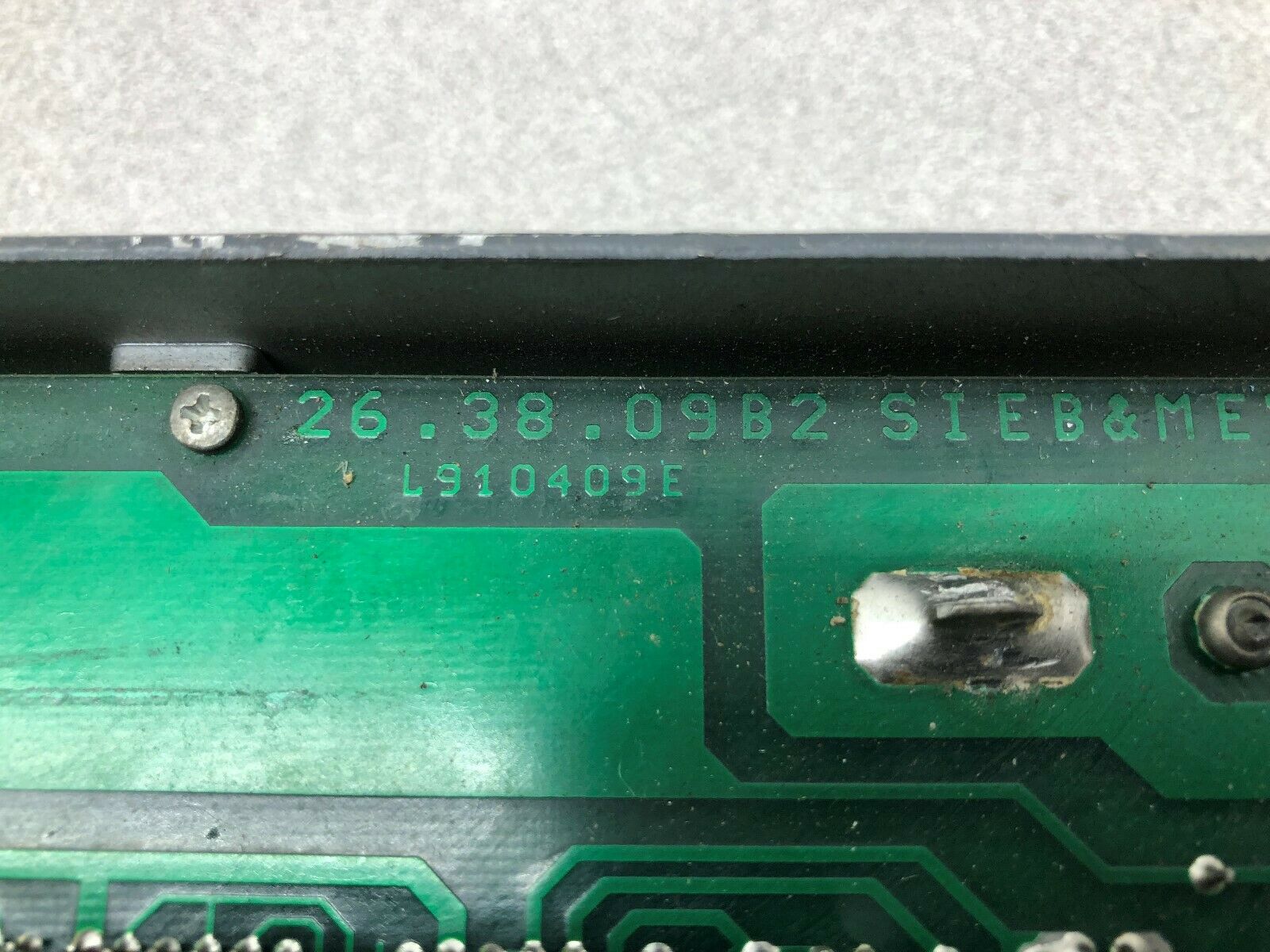 USED SIEB & MEYER 32/100 POWER SUPPLY 26.38.09B2 / L910409E / 26.38.010.4