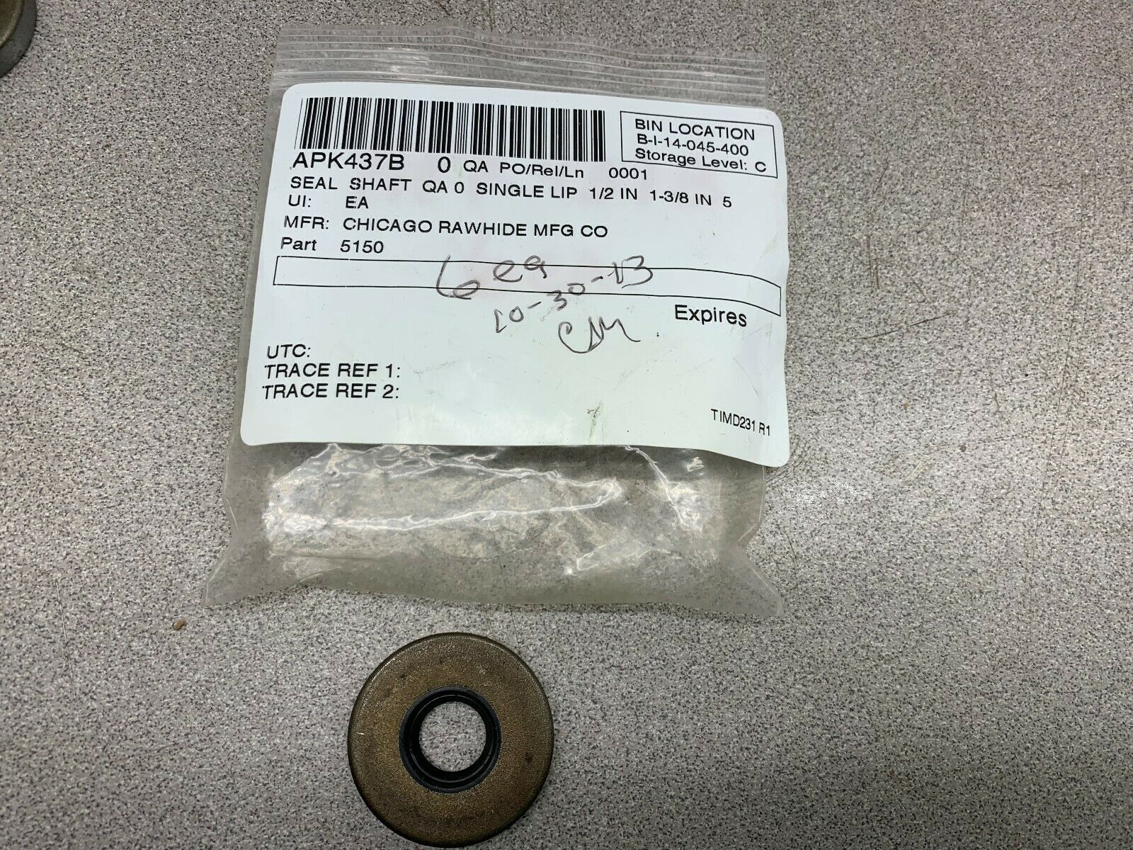 LOT OF 6 NEW NO BOX NAK SEAL 5150