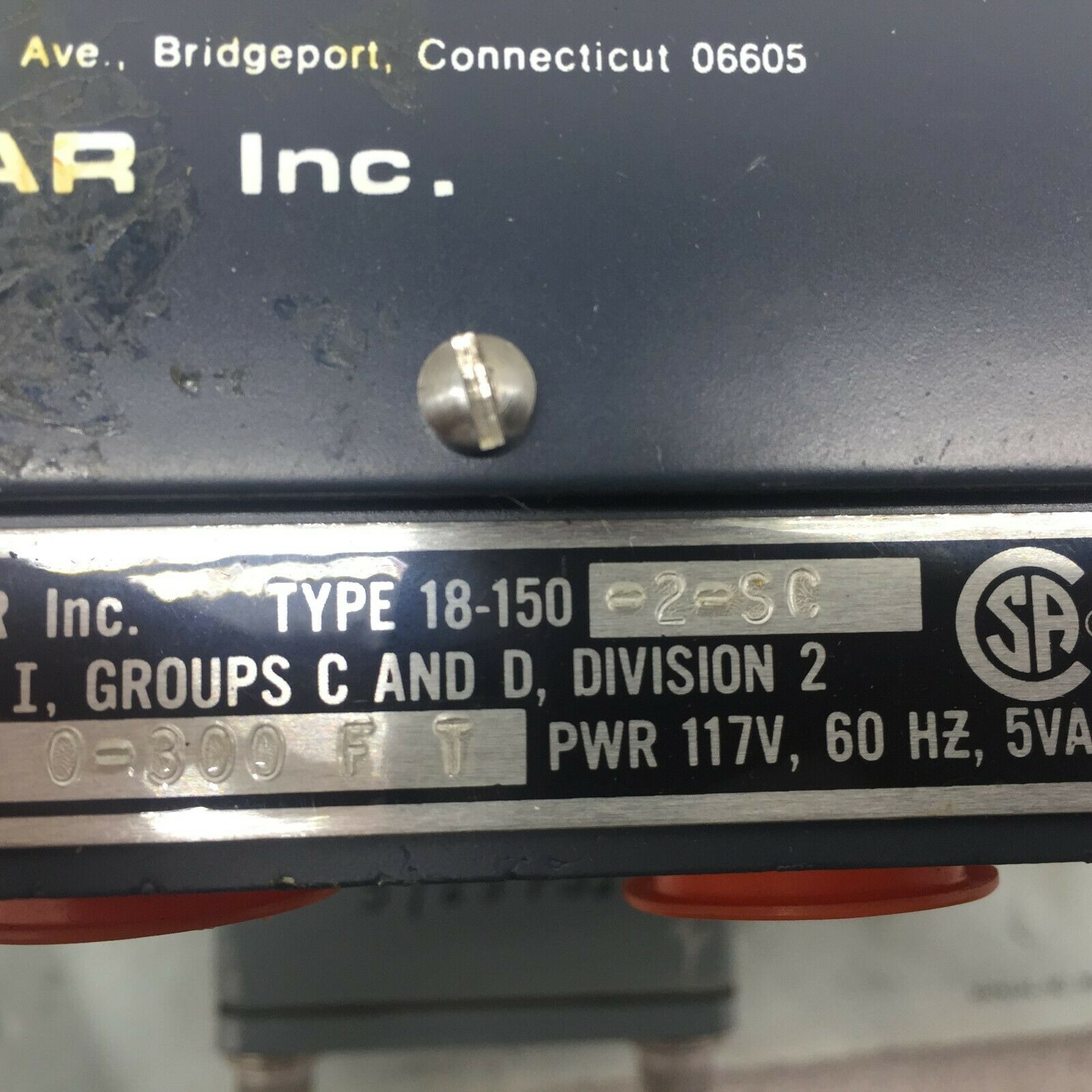 NEW NO BOX DEVAR 0-300 FT ELECTRIC TO AIR CONVERTER 18-150-2-SC