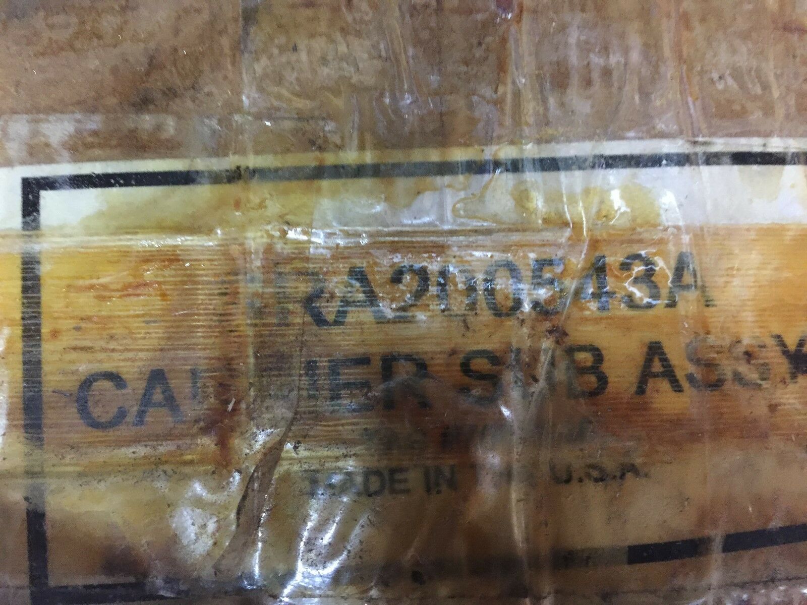 NEW NO BOX REXNORD CARRIER SUB ASSY SRA200543A