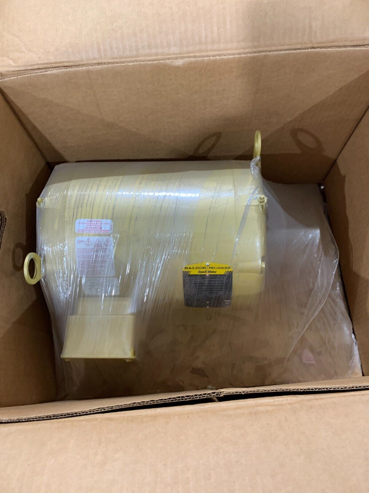 NEW IN BOX BALDOR 10HP 200V. SUPER-E MOTOR 3,475 RPM 213T FRAME EM3312T-8