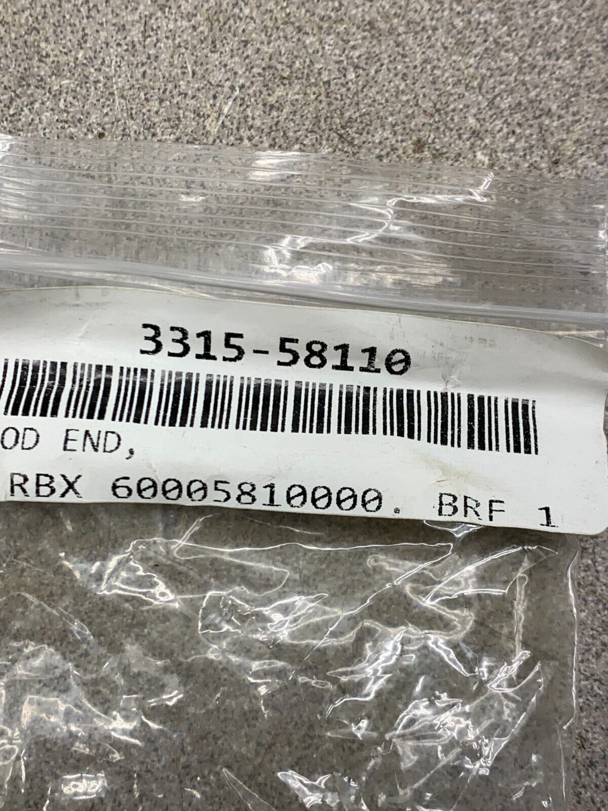 NEW NO BOX DURBAL ROD END BEARING BRF 10