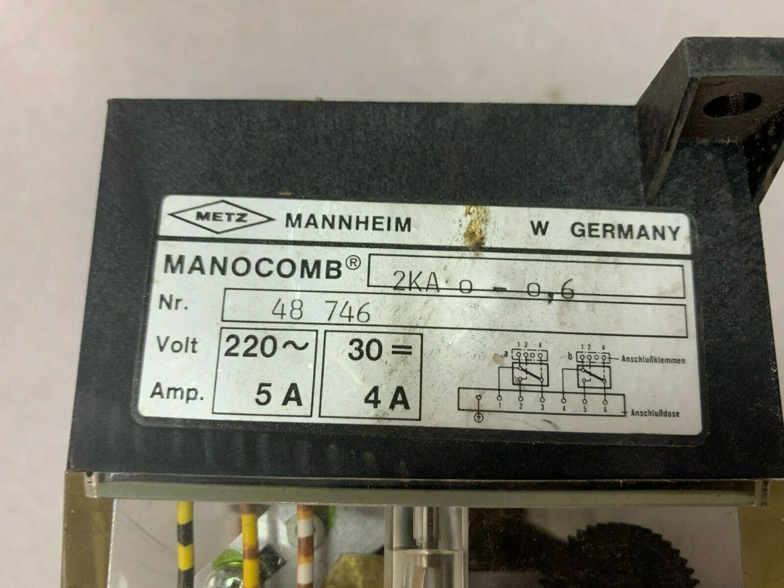 NEW NO BOX METZ SWITCH 48746