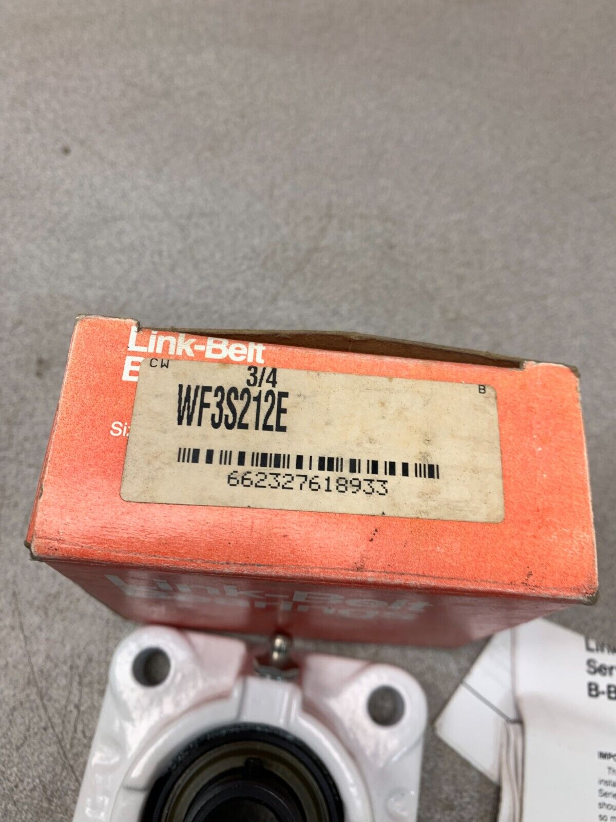 NEW IN BOX LINK-BELT 4-BOLT FLANGE BEARING 3/4" BORE WF3S212E