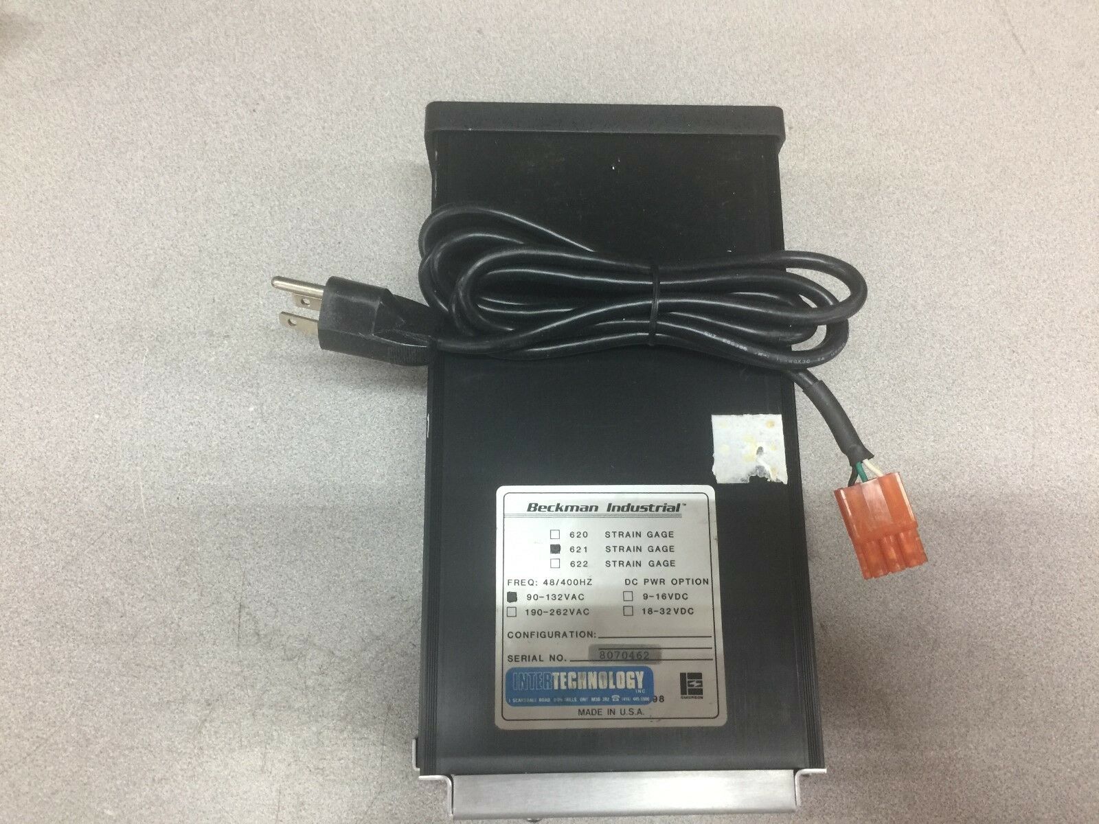NEW BECKMAN INDUSTRIAL 90-132VAC THERMOCOUPLE 600 SERIES 621