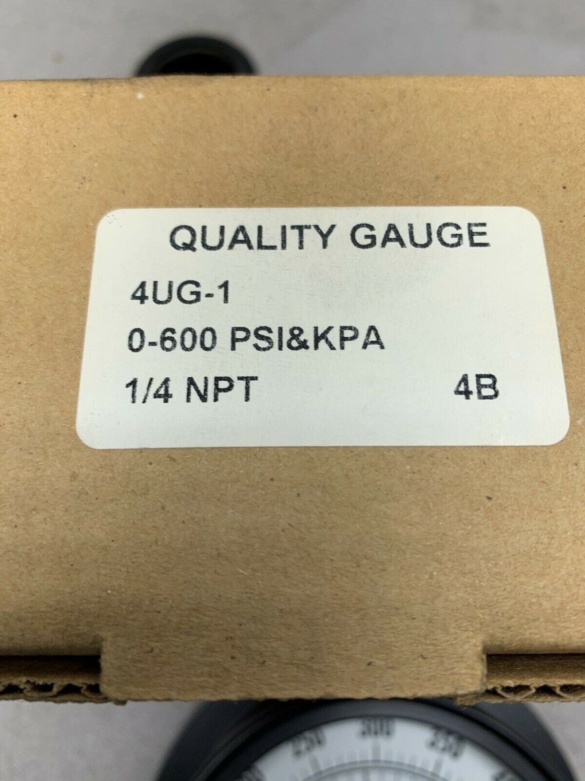 NEW IN BOX GEORGIA PACIFIC 1/4" PRESSURE GAUGE 4UG-1