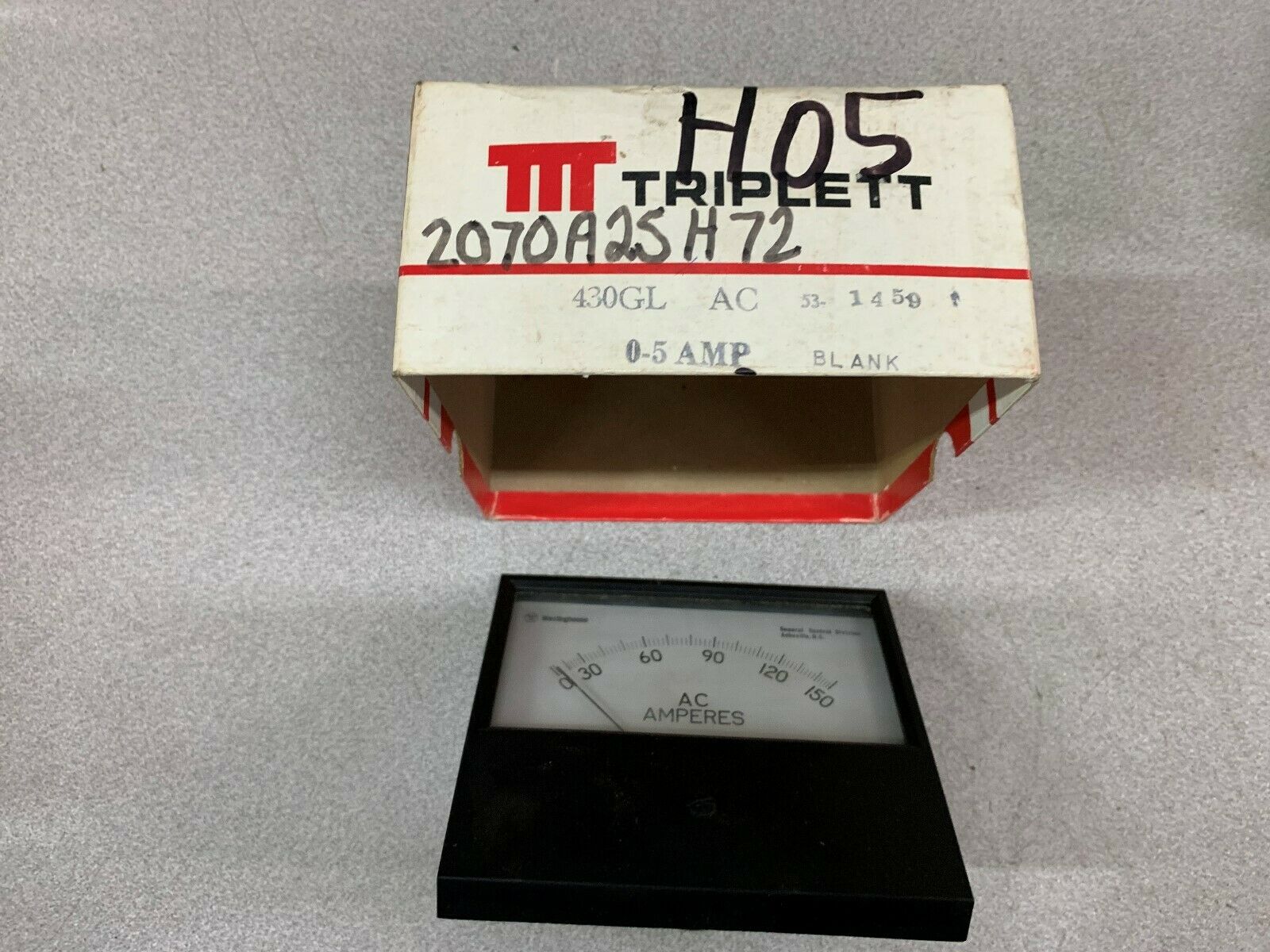 NEW IN BOX TRIPLETT METER 2070A25H05