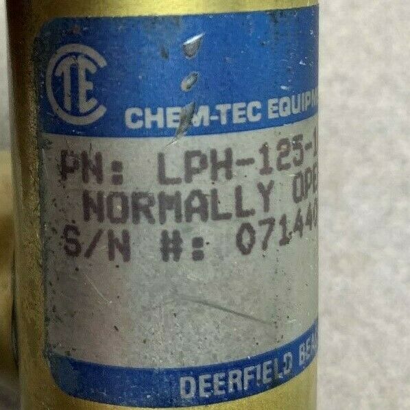 NEW NO BOX CHEM-TECH FLOW MONITOR LPH-125-10BC