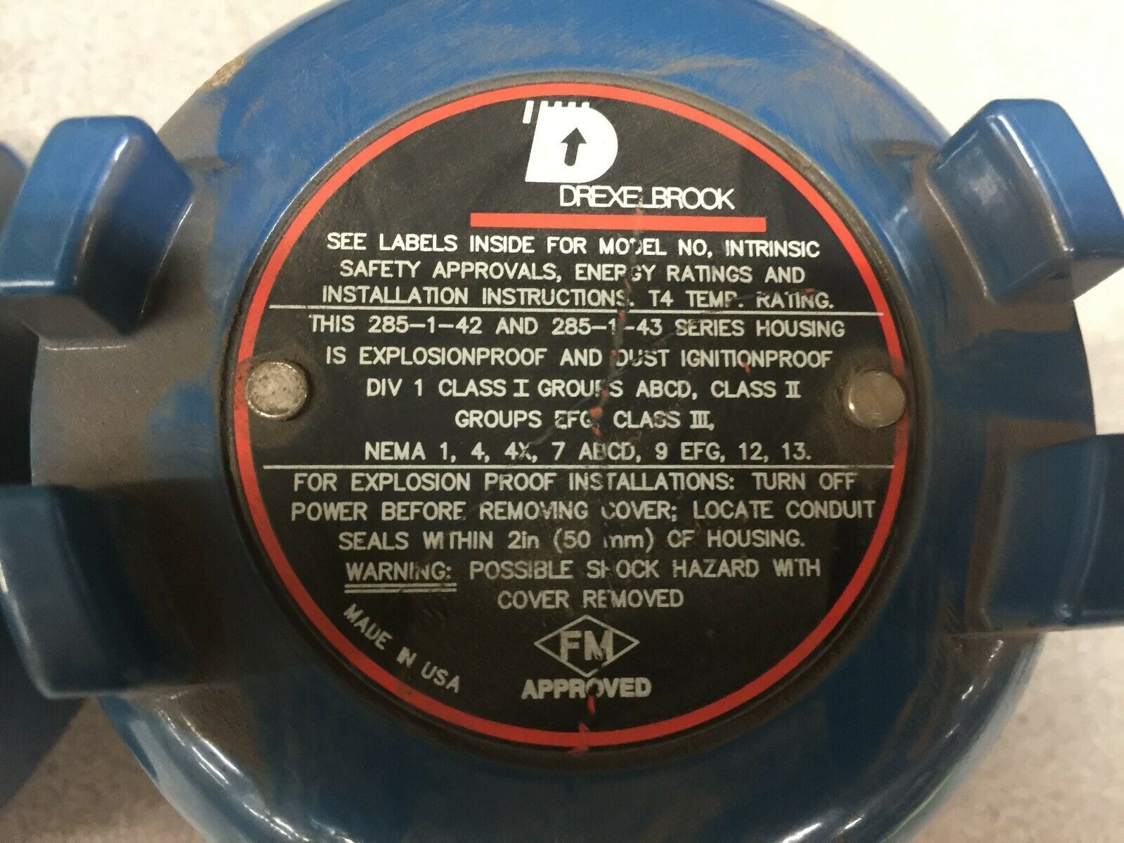 USED DREXELBROOK LEVEL CONTROL 406-6300-001