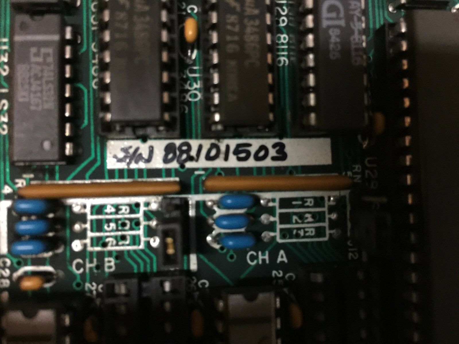 USED ALPHA OMEGA CIRCUIT BOARD Z80