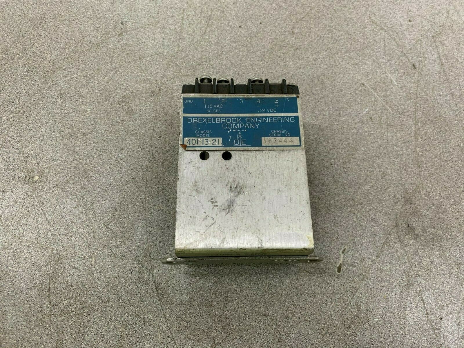 USED DREXELBROOK RELAY 401-13-21