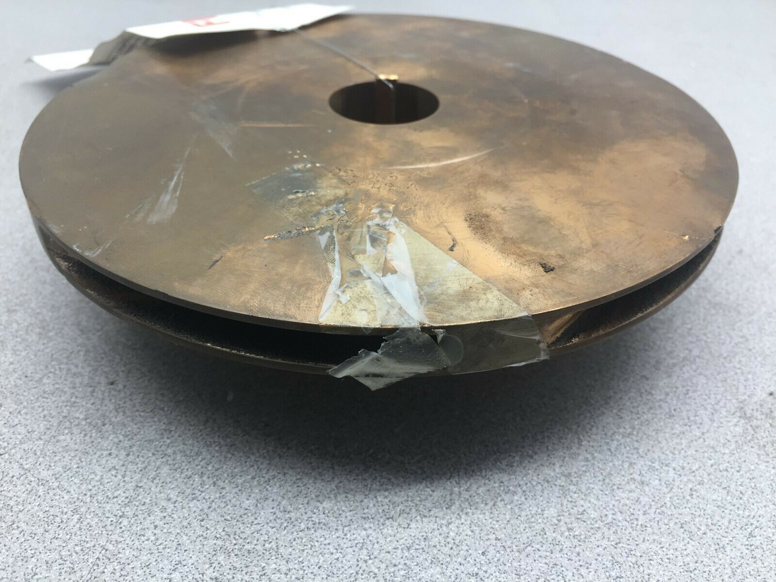 NEW NO BOX FLOWSERVE / WORTHINGTON 6 3/4"BRONSE IMPELLER 052063-00 / M3431A