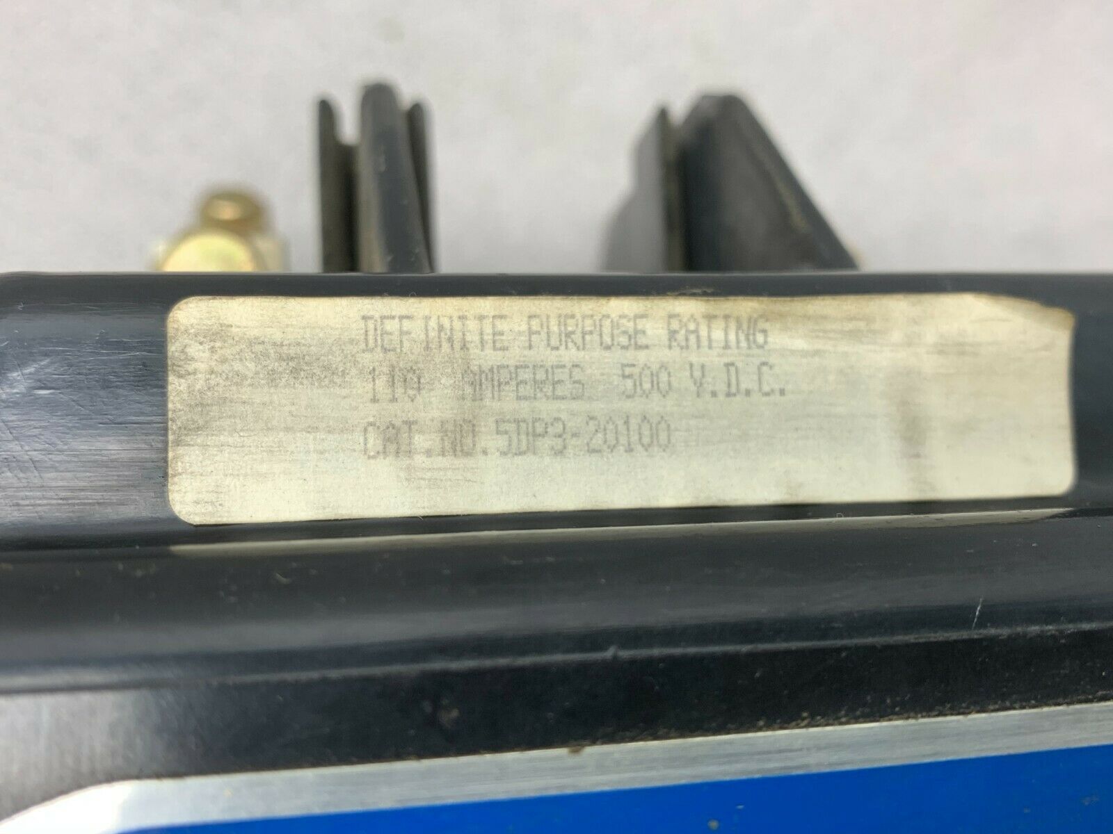 NEW NO BOX JOSLYN CLARK 110AMP 500VDC. CONTACTOR 5DP3-20100