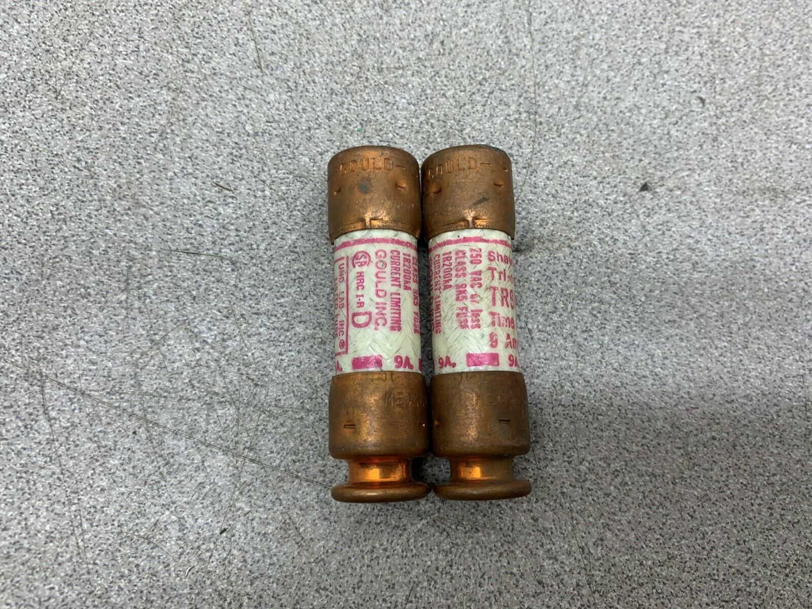 LOT OF 2 NEW NO BOX SHAWMUT FUSE TR9R