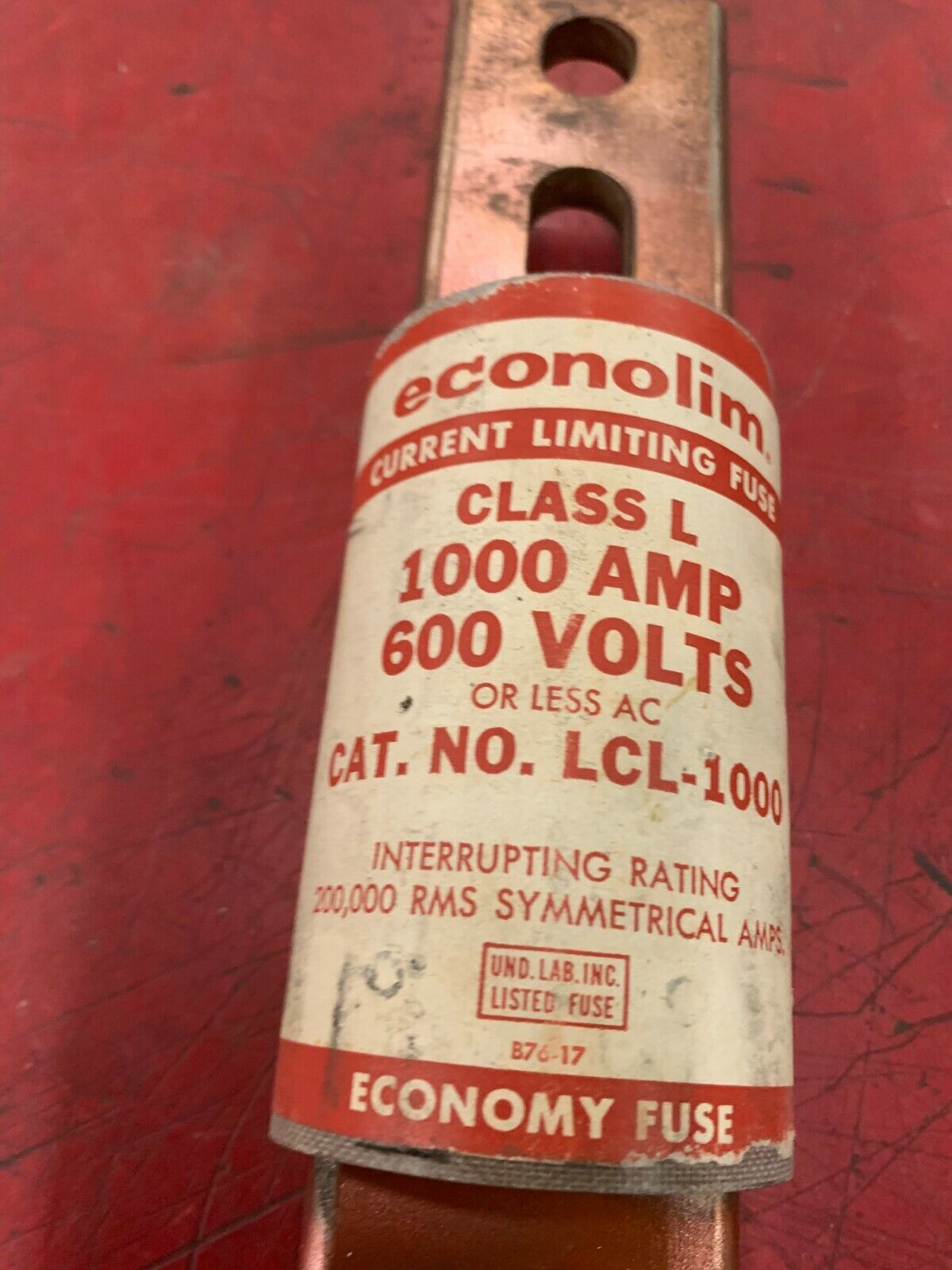 NEW NO BOX ECONOLIM FUSE LCL-1000