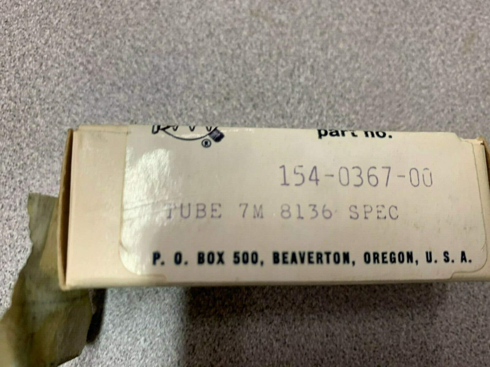 NEW IN BOX TEKTRONIX VACUUM TUBE 157-0367-00