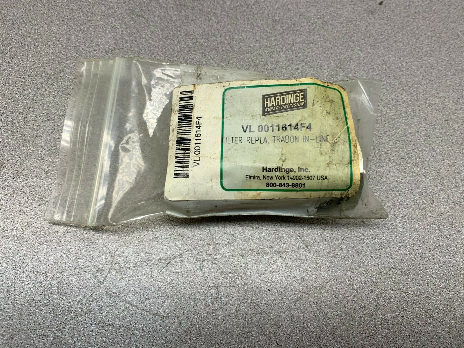 NEW IN PACKAGE HARDINGE FILTER VL 0011614F4