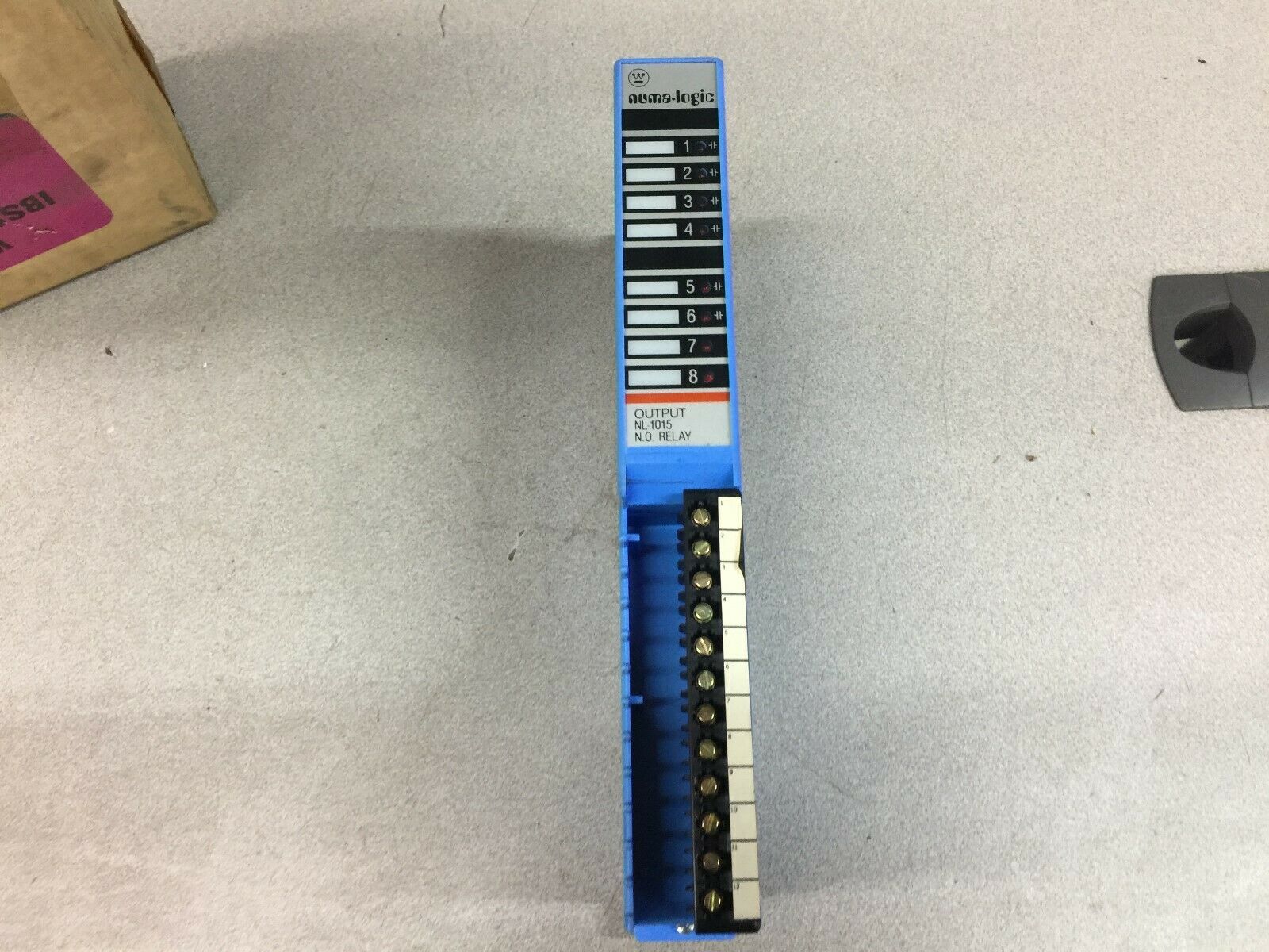 NEW IN BOX WESTINGHOUSE NUMA LOGIC 8PT RELAY OUTPUT MODULE NL-1015