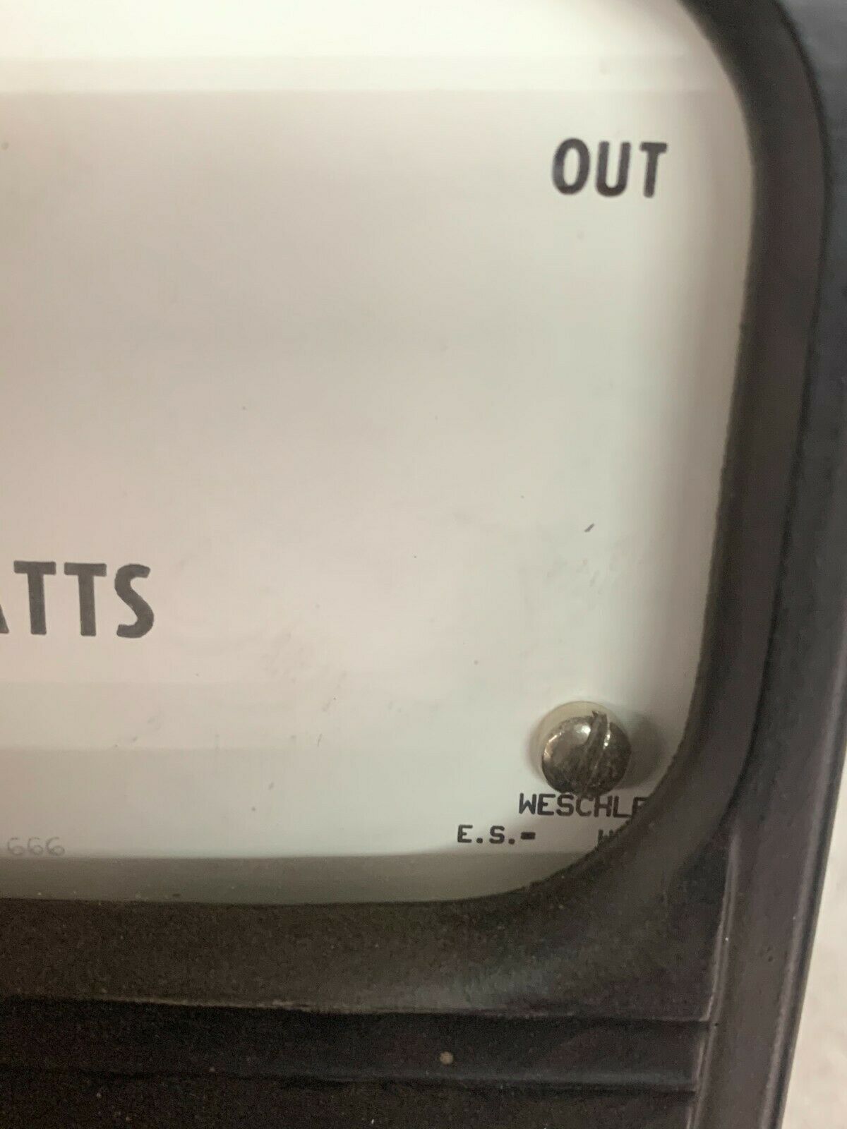 NEW NO BOX WESTINGHOUSE A-C MEGAWATTS PANEL METER 1957968