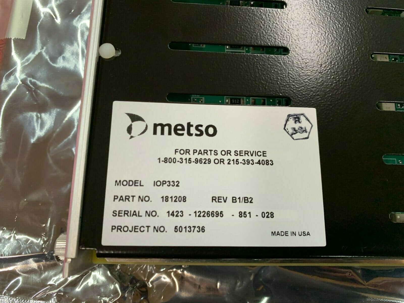 NEW NO BOX METSO PLC DIGITAL INPUT MODULE IOP332
