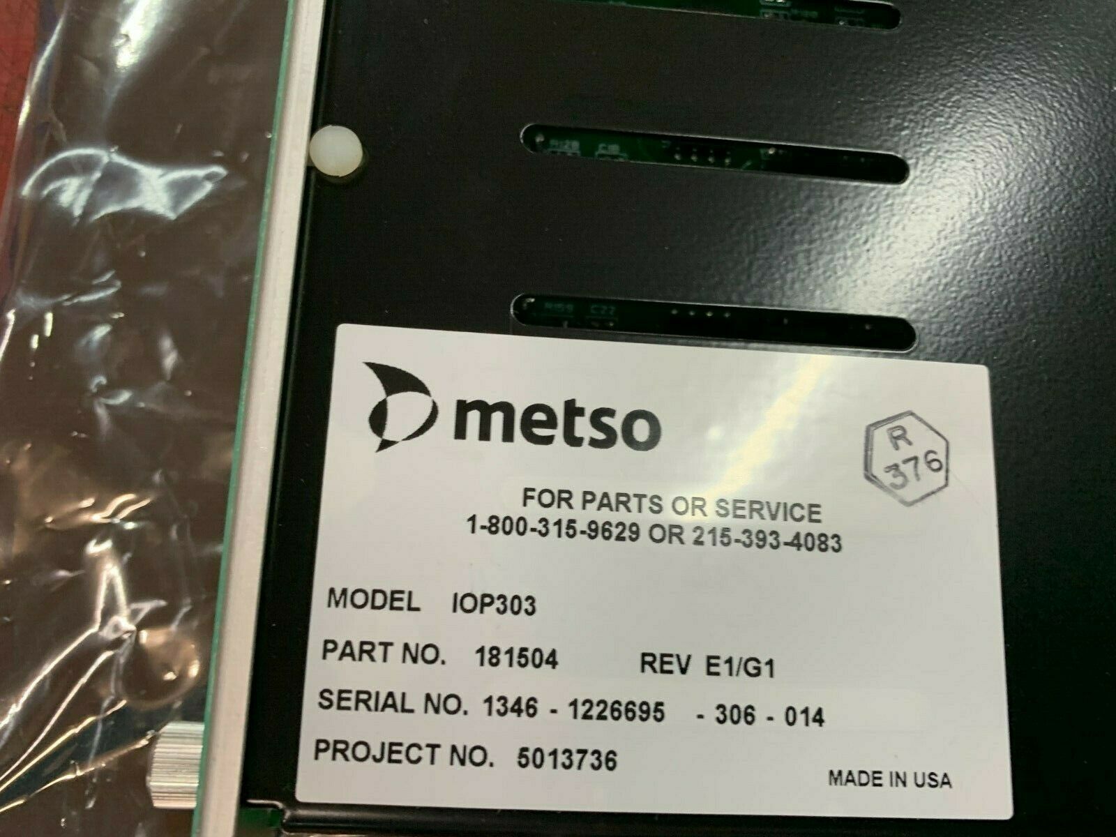 NEW NO BOX METSO RTD INPUT MODULE IOP303