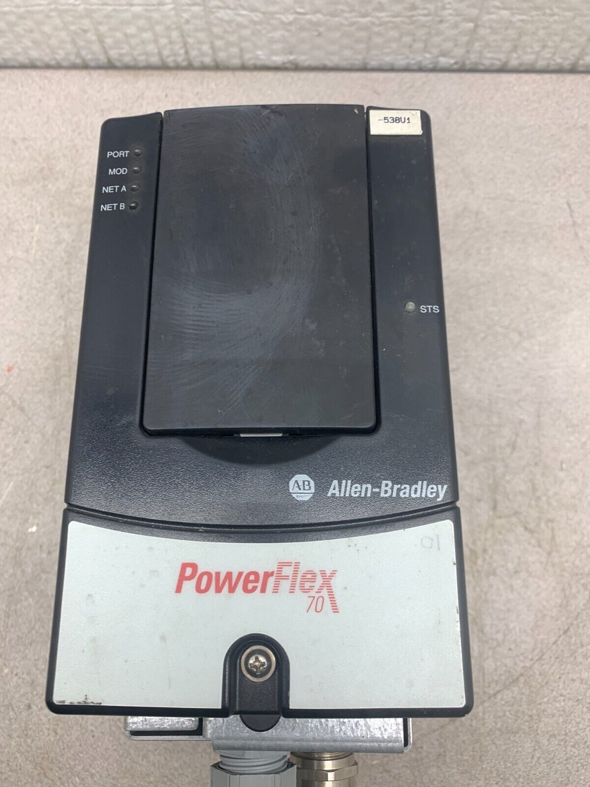 USED ALLEN-BRADLEY 2HP POWERFLEX 70 DRIVE 20AE2P7A0AYNNNC0 SERIES A