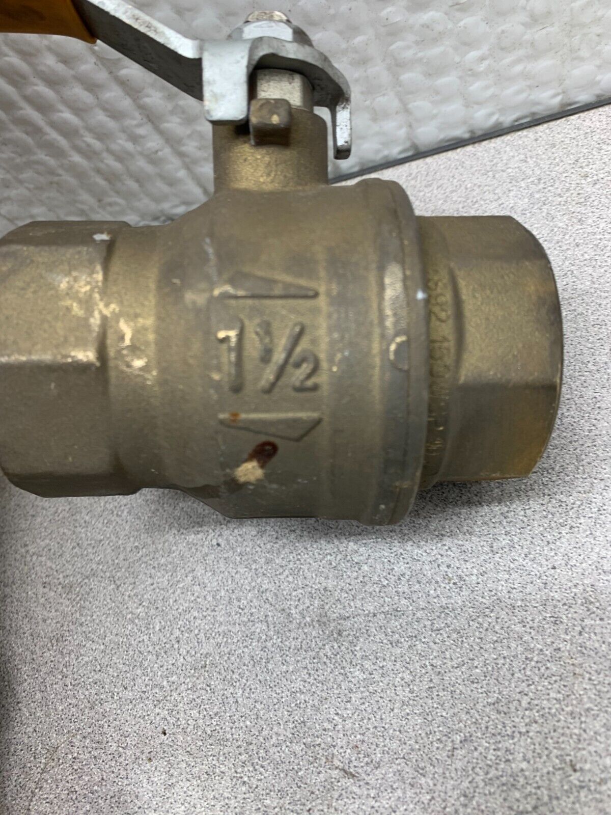 NEW RUB S.92 600 CWP PN40 BALL VALVE 1-1/2"