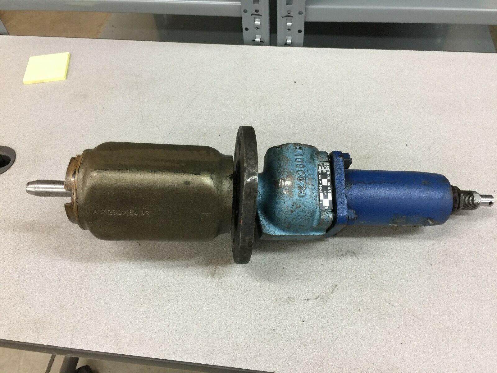 USED LESER 20-250 SAFETY VALVE 441-442,449