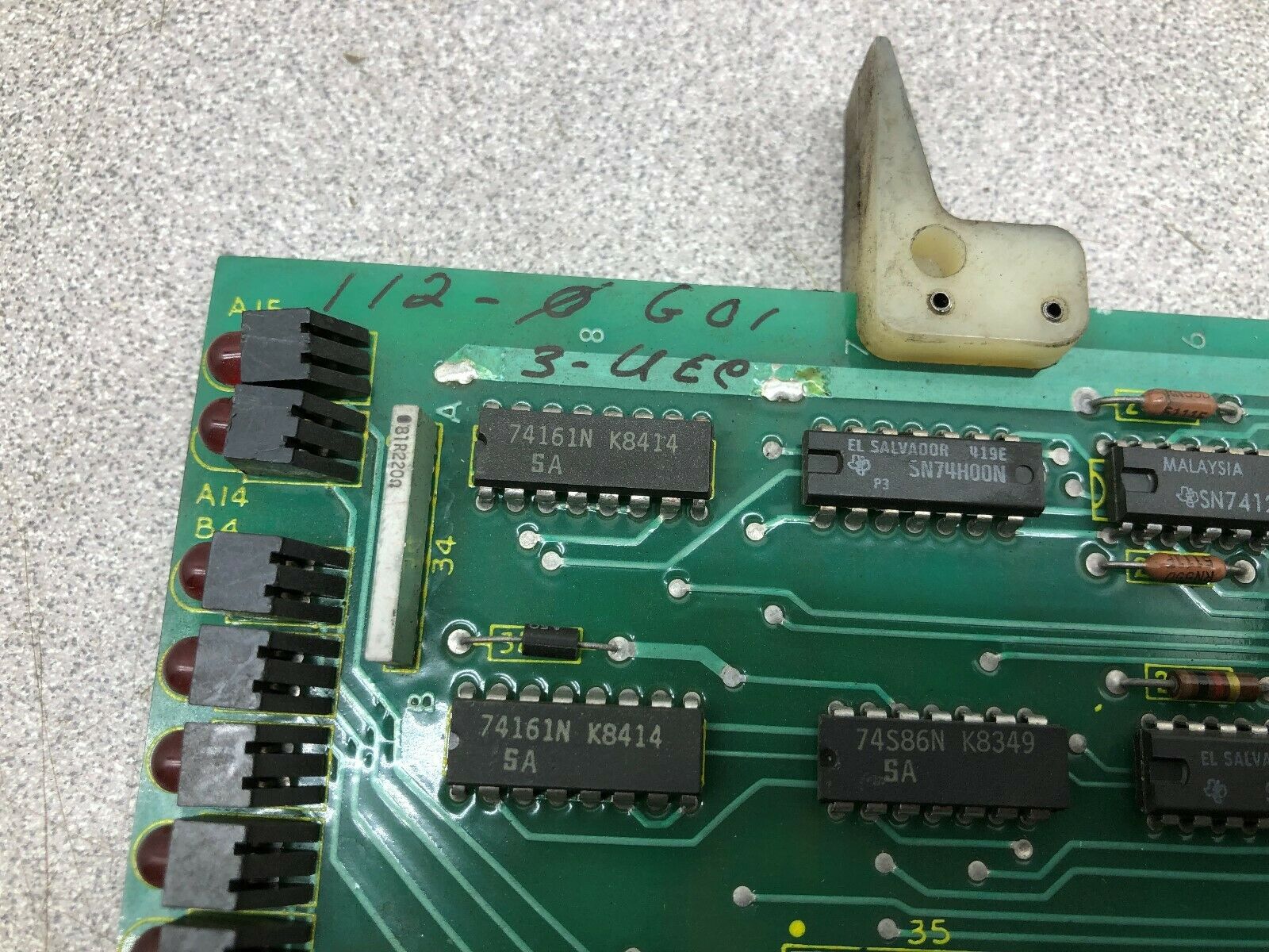 USED WESTINGHOUSE MEMORY CONTROL AND ERROR CORRECTION BOARD 3-UEC 8209D24H01