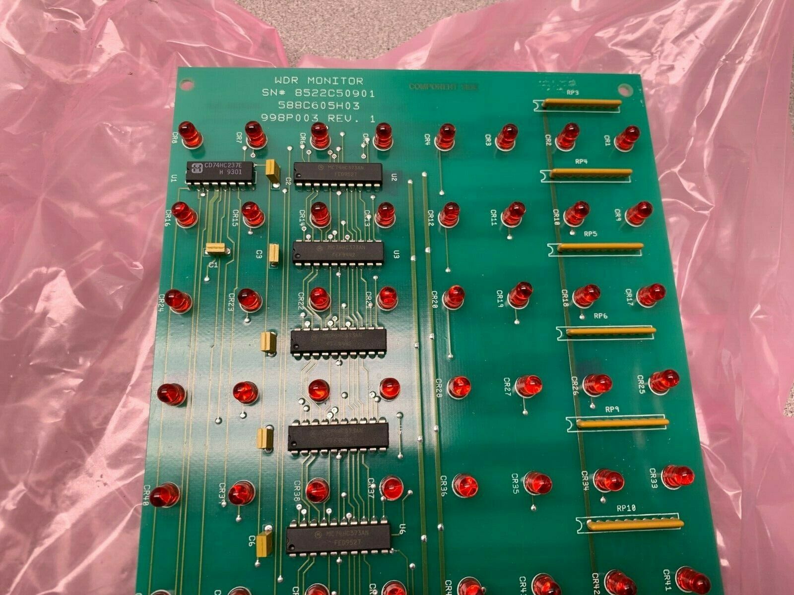 USED WESTINGHOUSE WDR MONITOR 588C605H03 CIRCUIT BOARD 998P003