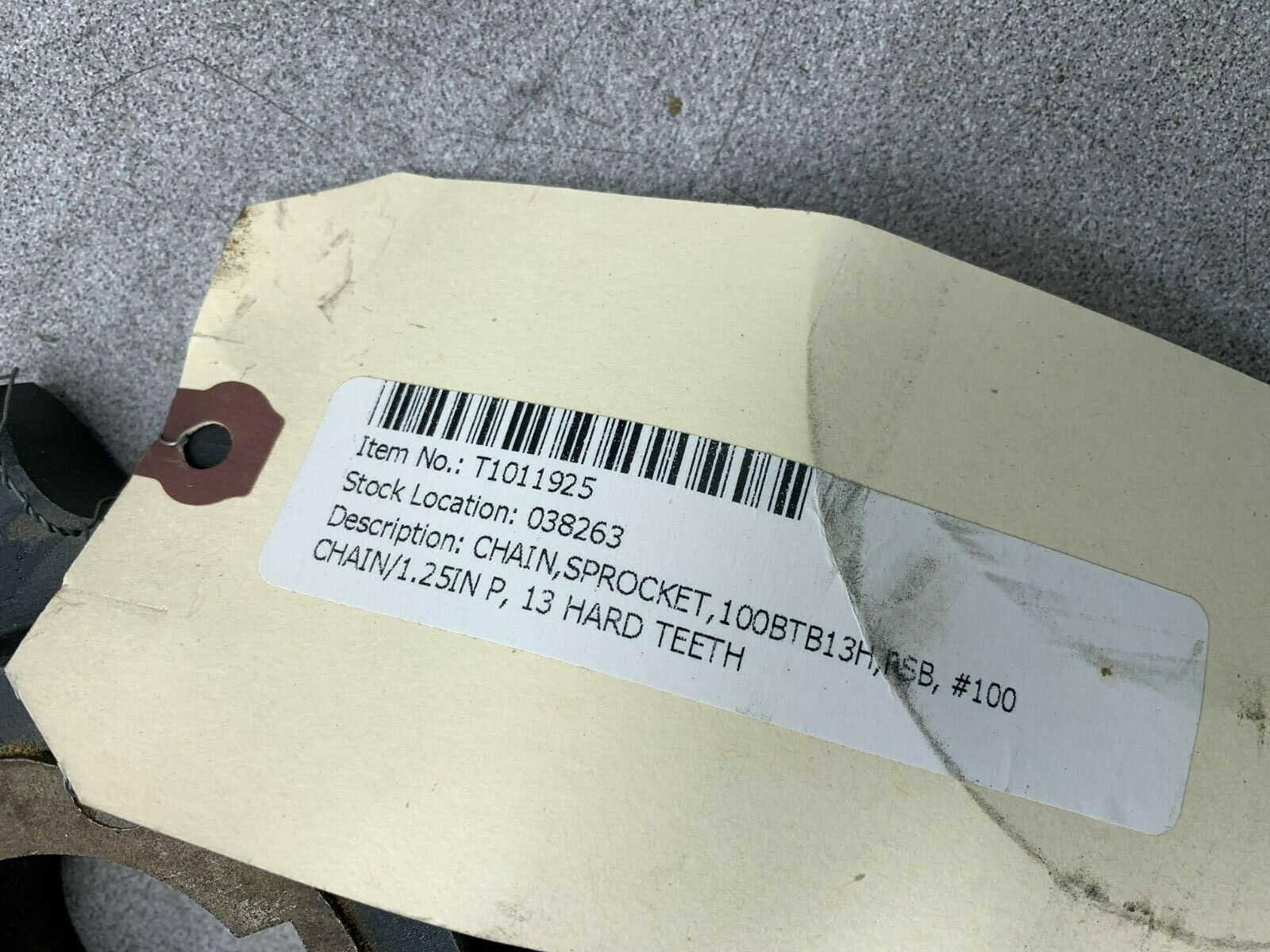 NEW NO BOX MARTIN 100BTB13H SPROCKET WITH 1-7/8" BUSHING