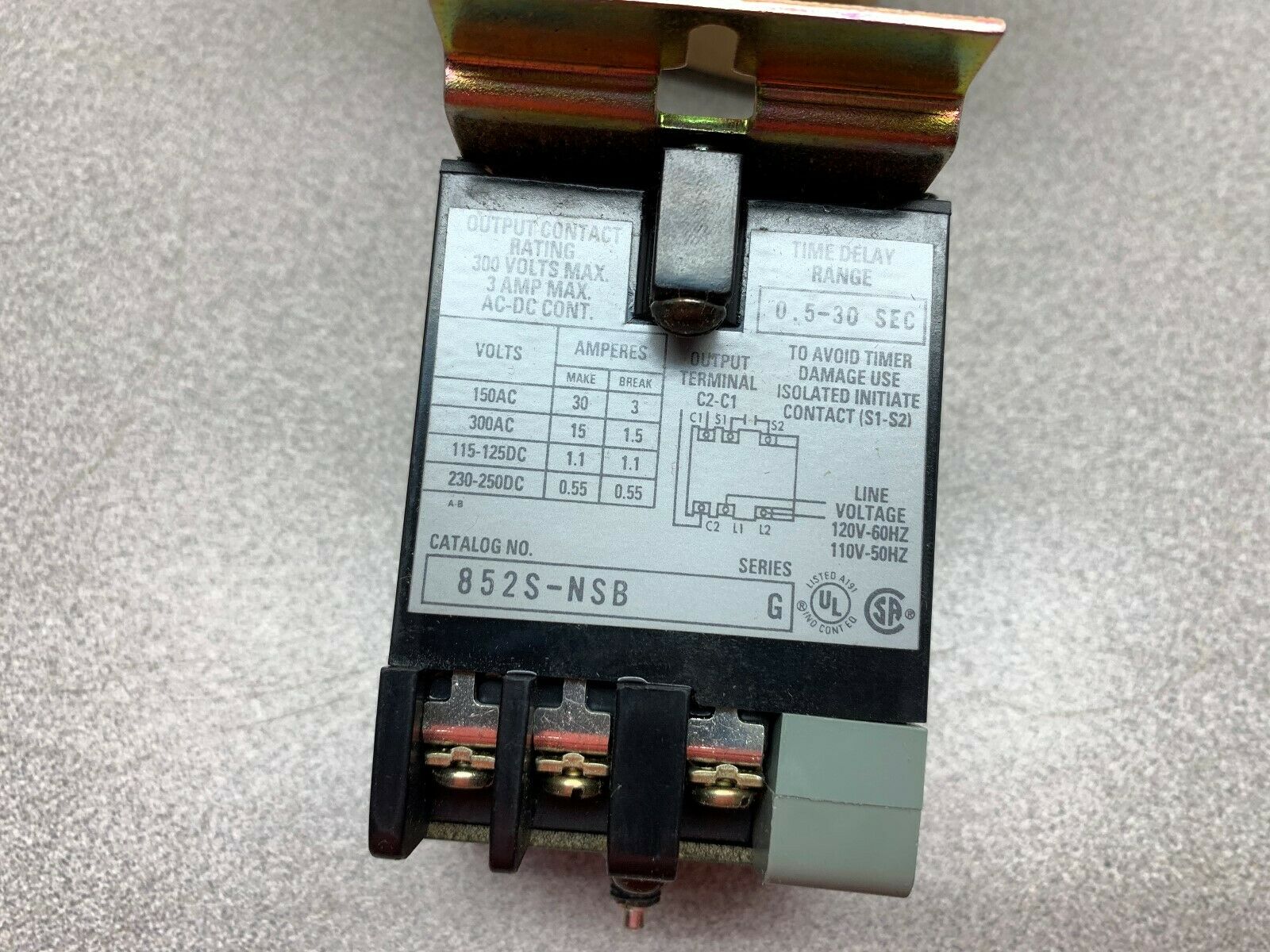 NEW IN BOX ALLEN BRADLEY RELAY 852S-NSB SERIES G