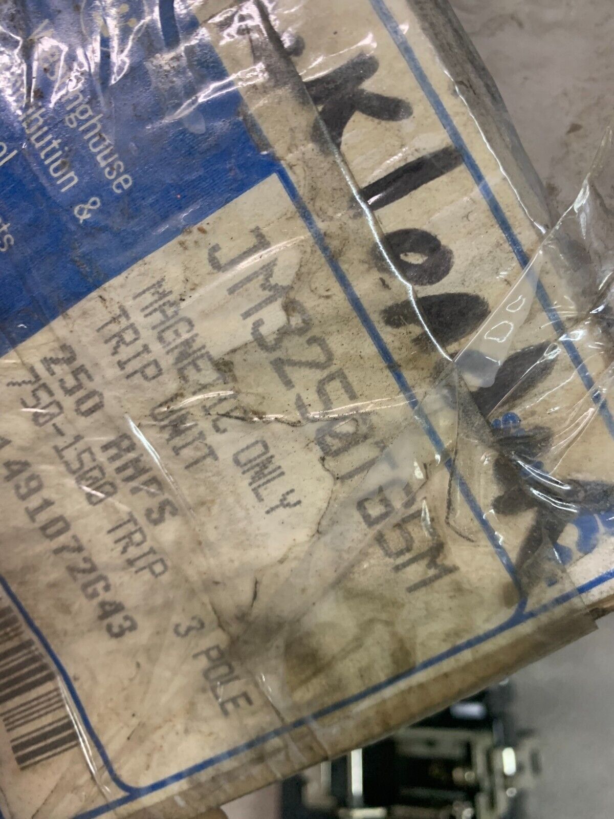 NEW WESTINGHOUSE 250AMP MINING BREAKER TRIP UNIT JM3250TG5M STYLE# 1491D72G43