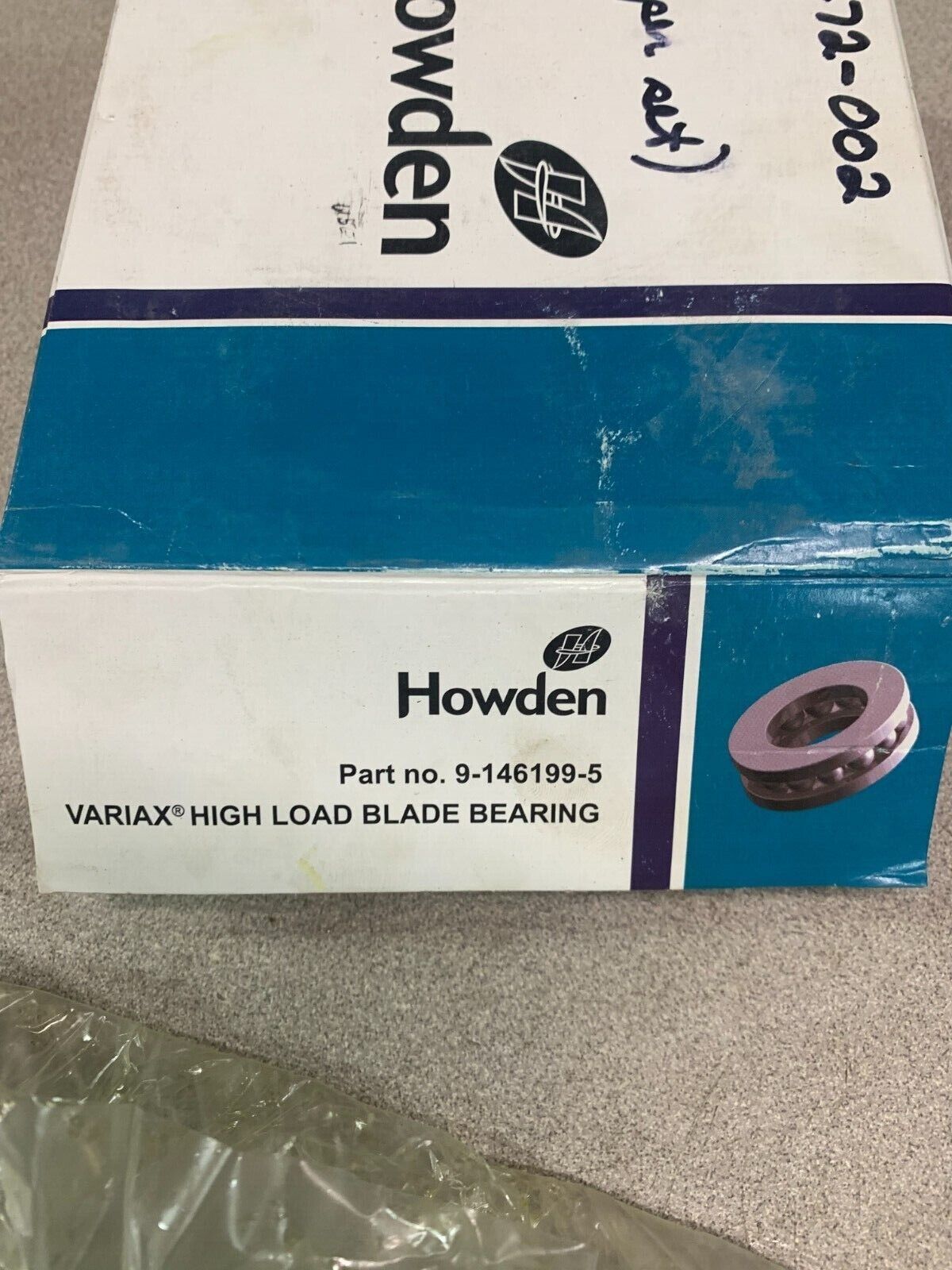 NEW IN BOX HOWDEN VARIAX HIGH LOAD BLADE BEARING 9-146199-5 SKF 31 251H