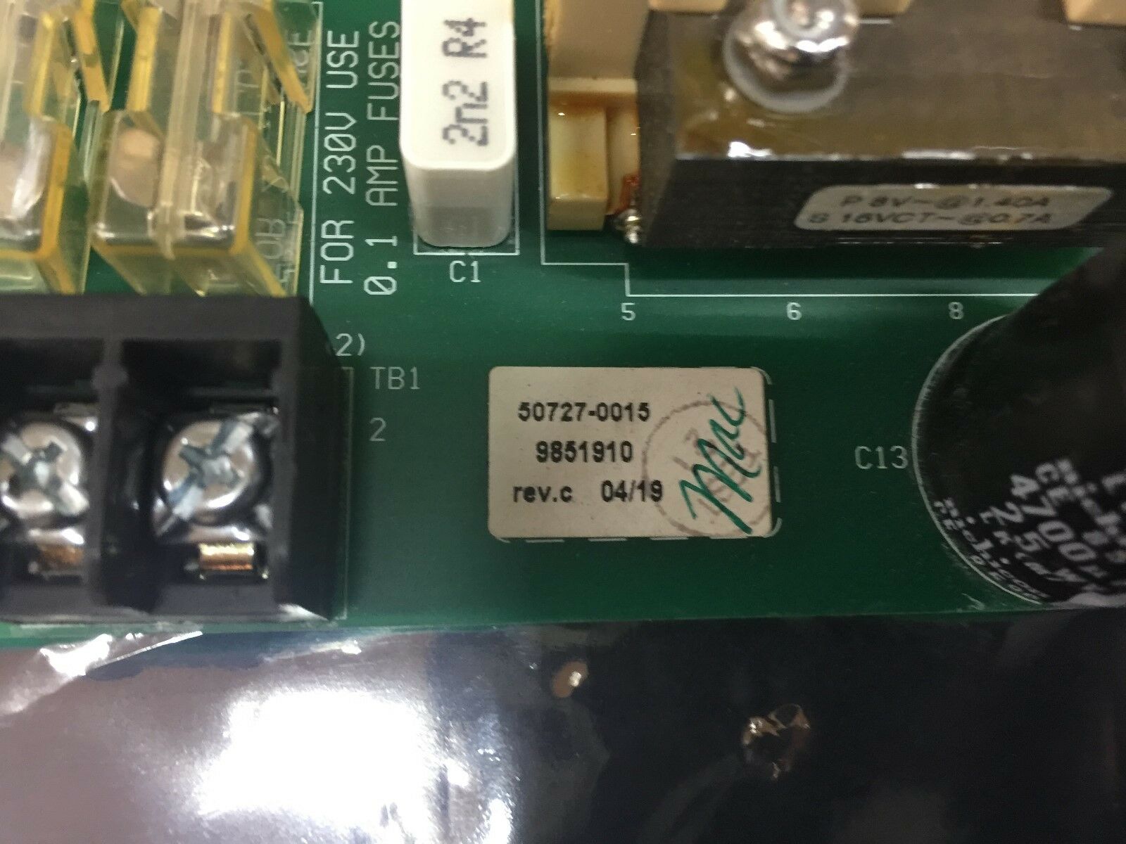 NEW NO BOX WEIGH TRONIX CIRCUIT BOARD 50727-0015