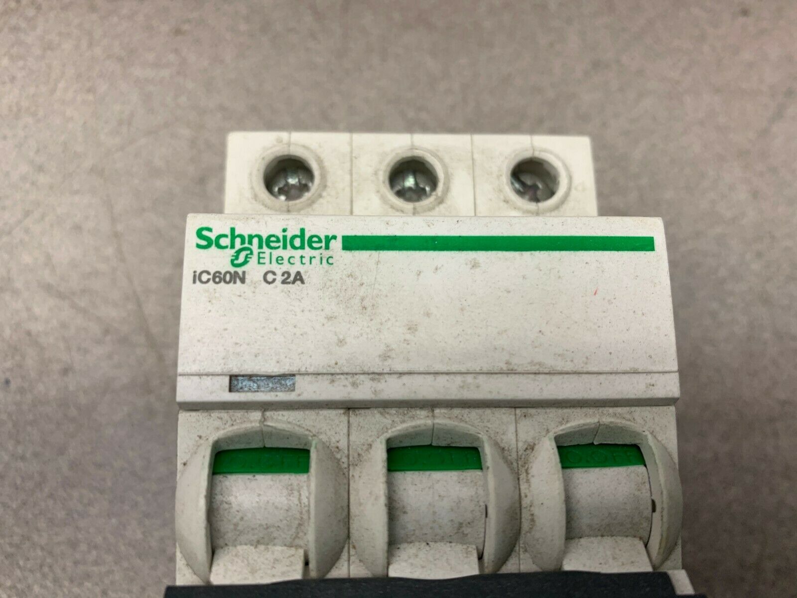 USED SCHNEIDER ELECTRIC IC60N C2A BREAKER IEC/EN 60898-1