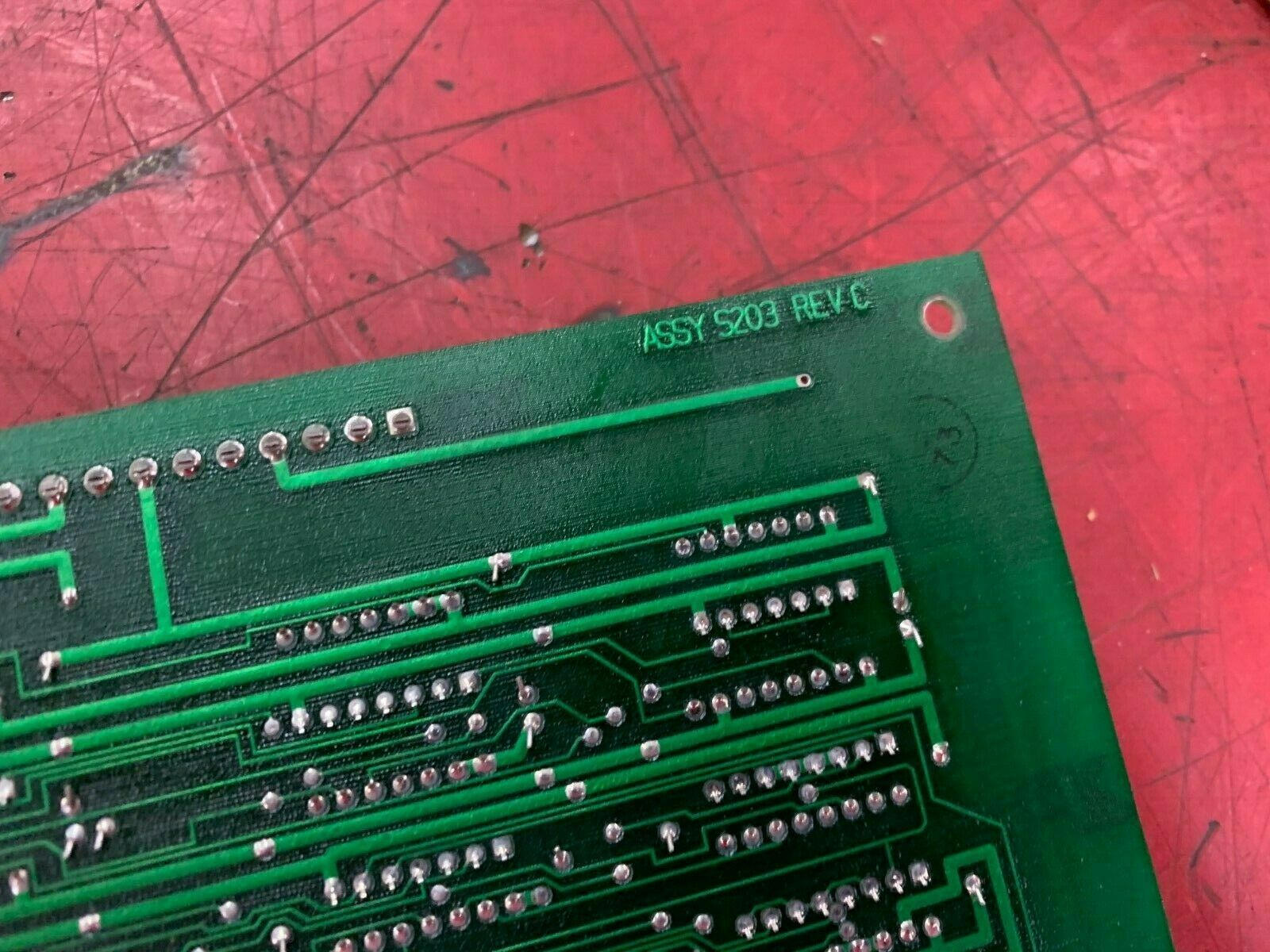 USED GOULD MODICON S203-001 REV. A CIRCUIT BOARD