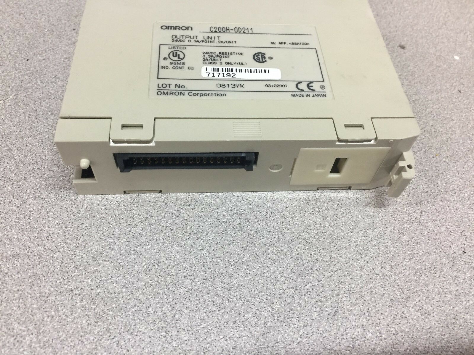 USED OMRON OUTPUT MODULE C200H-OD211
