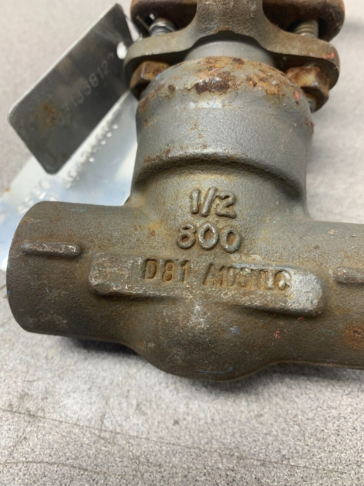 NEW SMITH 1/2" GATE VALVE BODY A105 STEM 13CR FIG. 0870 0000W