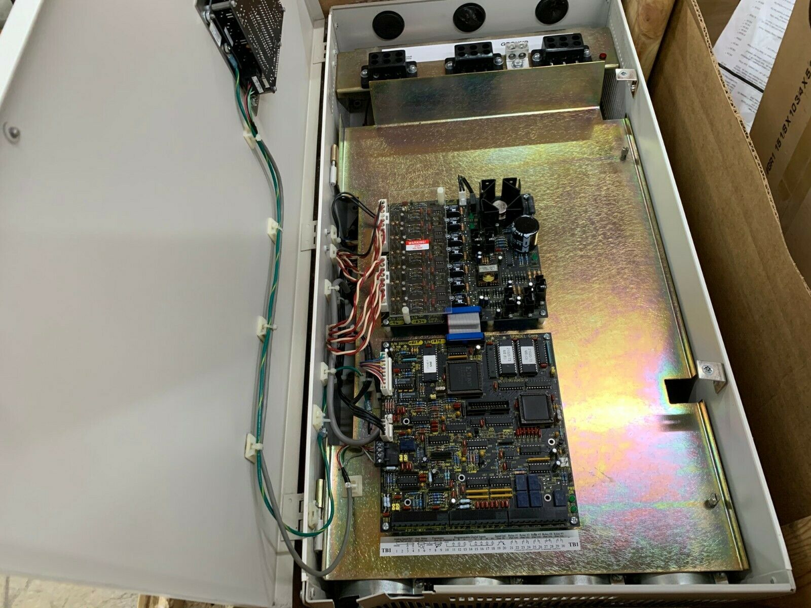 NEW SPINDEL ELECTRONICS 4V052A-H 40HP SPINDLE MASTER AC MOTOR DRIVE 50370-1