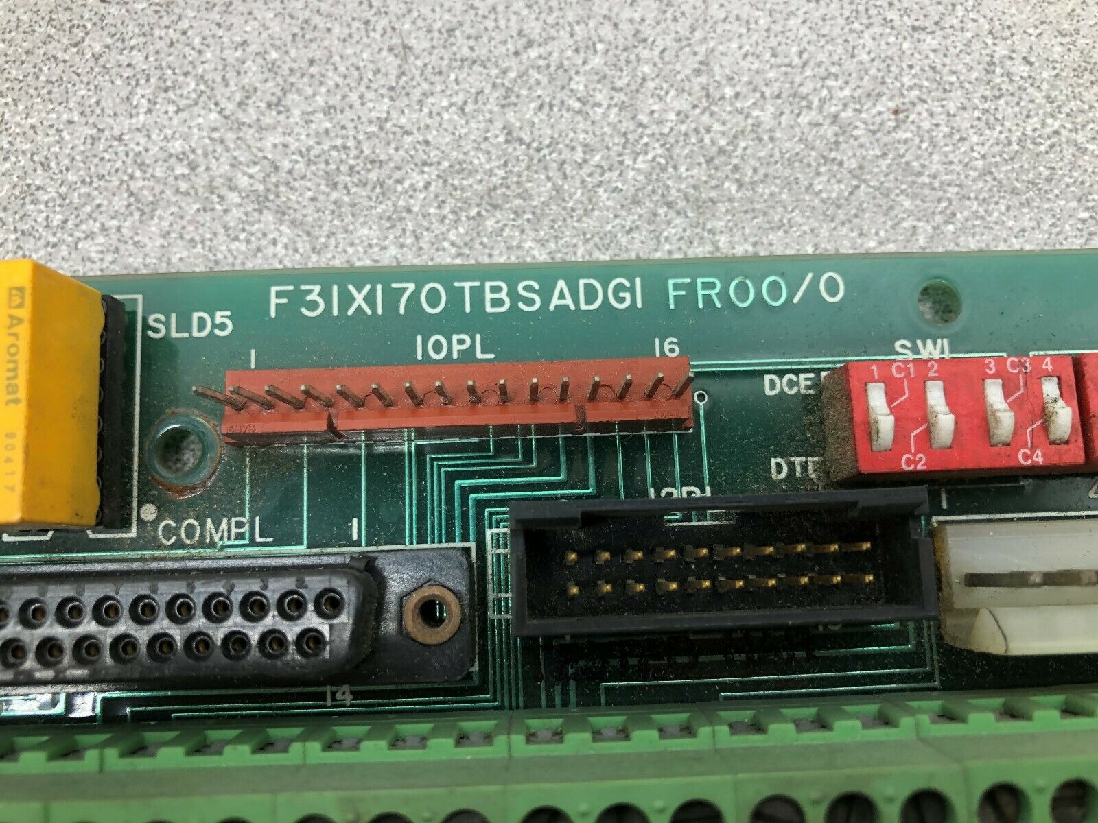 USED GE TERMINAL BOARD 531X170TBSAEG1