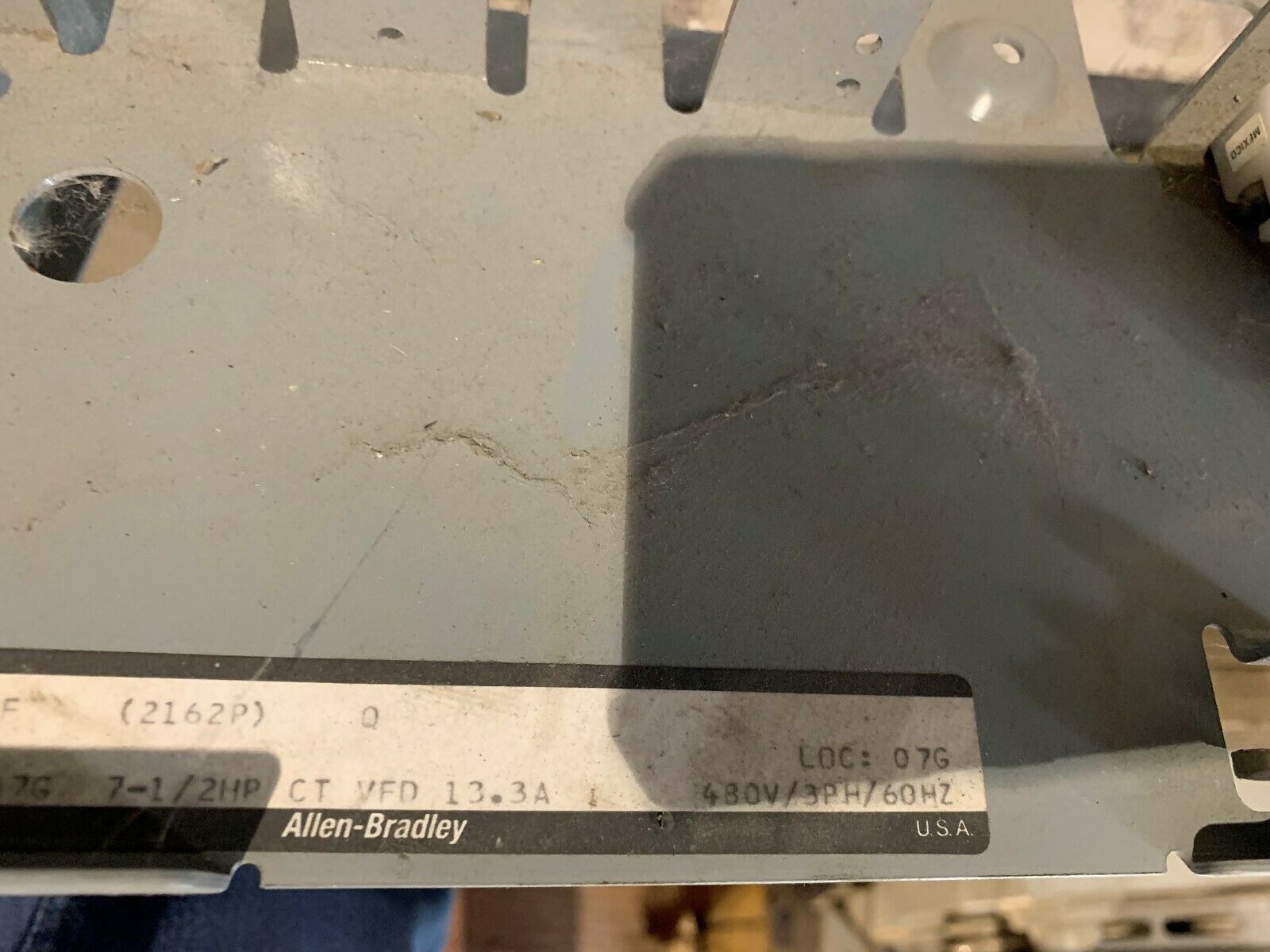 USED ALLEN-BRADLEY 7.5HP ALLEN-BRADLEY DRIVE WITH DISCONNECT 1336F-BRF75-AN-EN