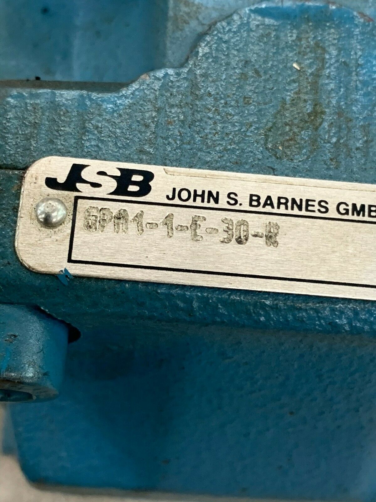 NEW NO BOX JSB HALDEX BARNES HYDRAULIC GEAR PUMP GPA1-1-E-30-R