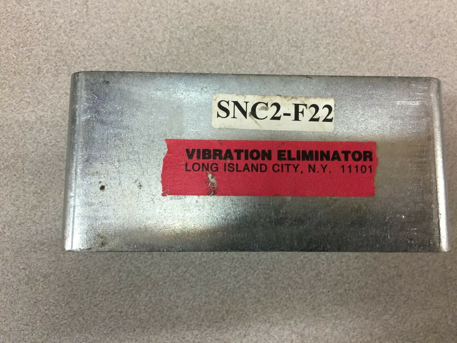 NEW NO BOX VIBRATION ELIMINATOR HVAC SHOCK MOUNT ISOLATION HANGER SNC2-F22
