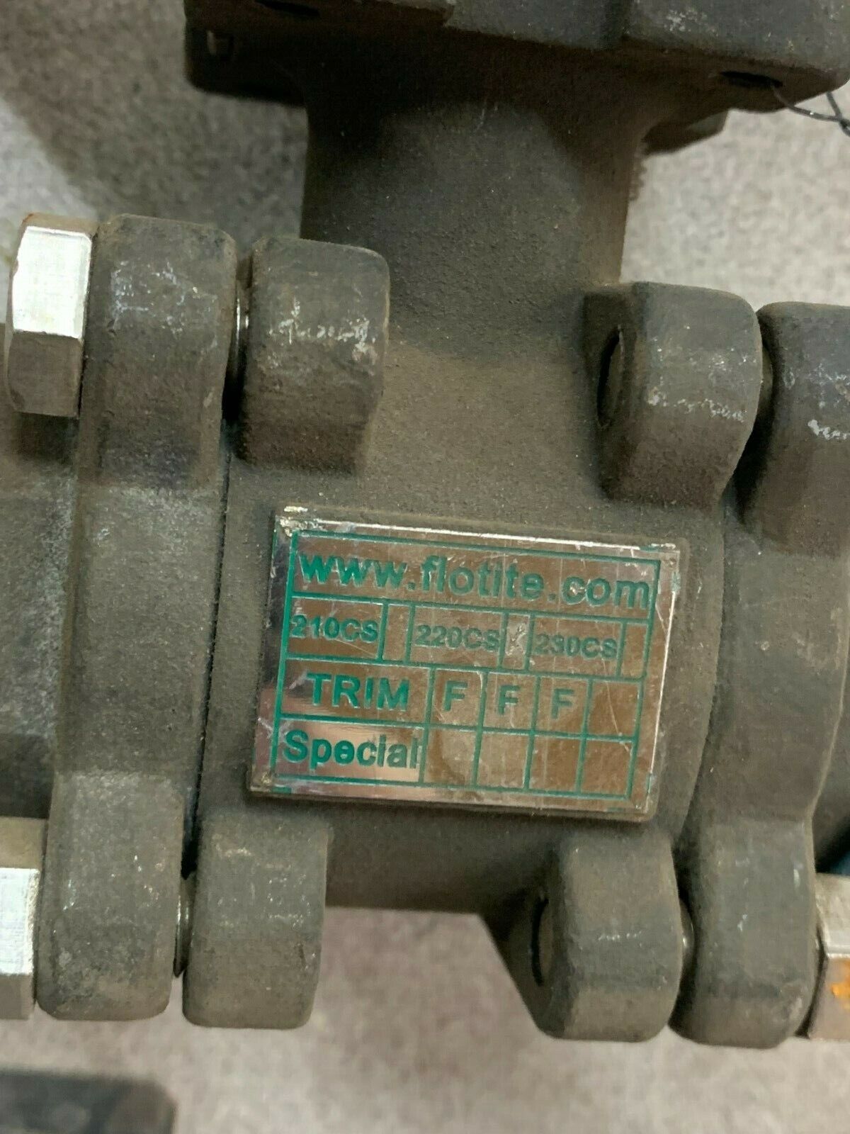 NEW NO BOX FLOTITE 1" BALL VALVE 1500 WOG WCB/A216 #200 TAG: KIF-00-HCV-32-6476