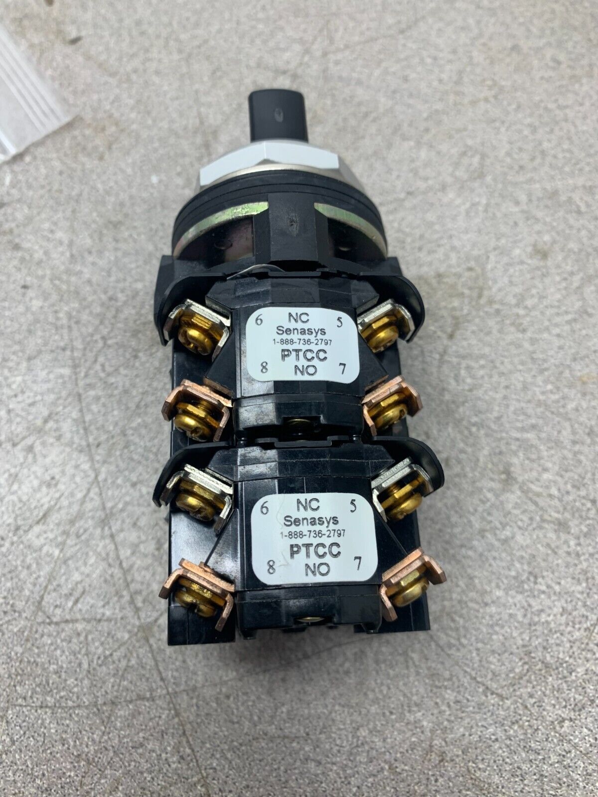 NEW NO BOX SENASYS 4 POS. SELECTOR SWITCH PTSJK302CC