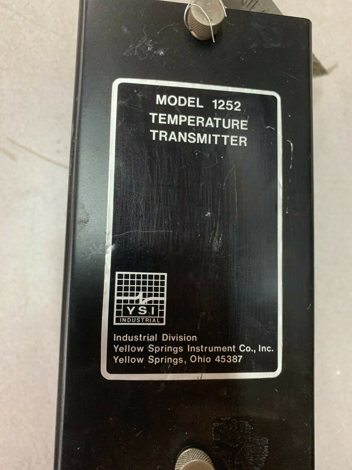 NEW NO BOX YSI INDUSTRIAL TEMPERATURE TRANSMITTER 1252