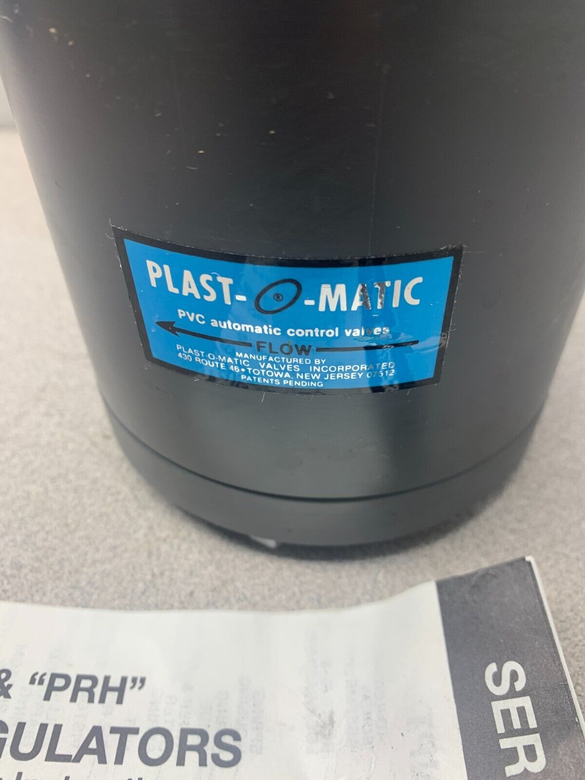 NEW NO BOX PLAST-O-MATIC 1" PRESSURE REGULATOR PR100B-PV