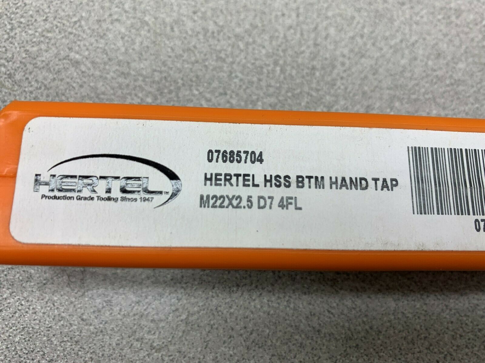 NEW NO BOX HERTEL HAND TAP 07685704